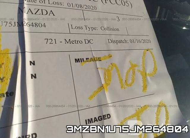 3MZBN1U75JM264804 фото 8