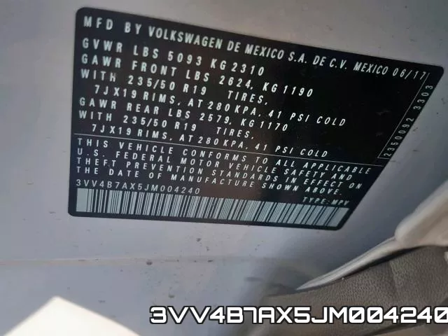 3VV4B7AX5JM004240 фото 2