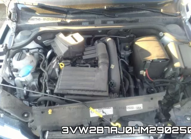 3VW2B7AJ0HM290250 фото 2