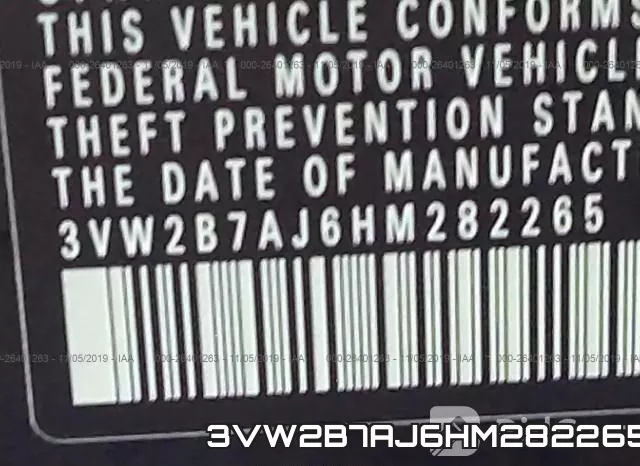 3VW2B7AJ6HM282265 фото 10