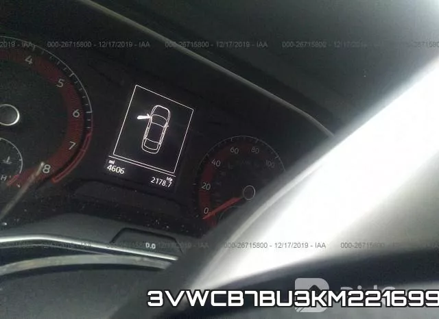 3VWCB7BU3KM221699 фото 8