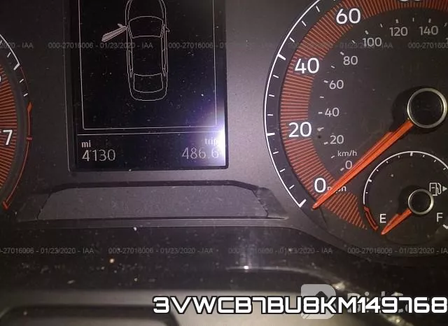 3VWCB7BU8KM149768 фото 8