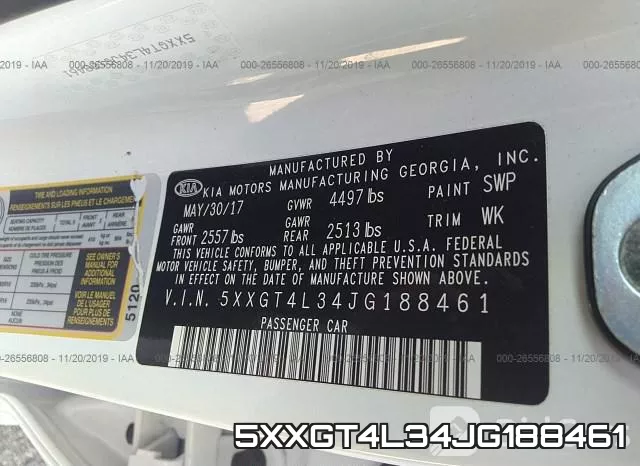 5XXGT4L34JG188461 фото 10