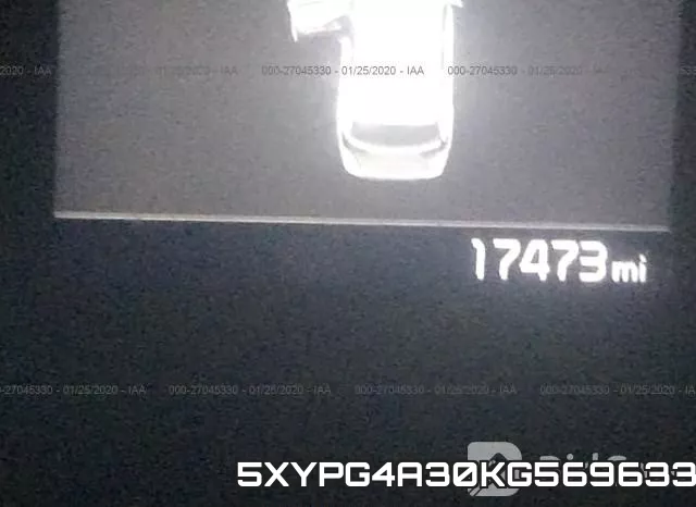 5XYPG4A30KG569633 фото 8