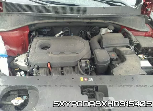 5XYPGDA3XHG315405 фото 2