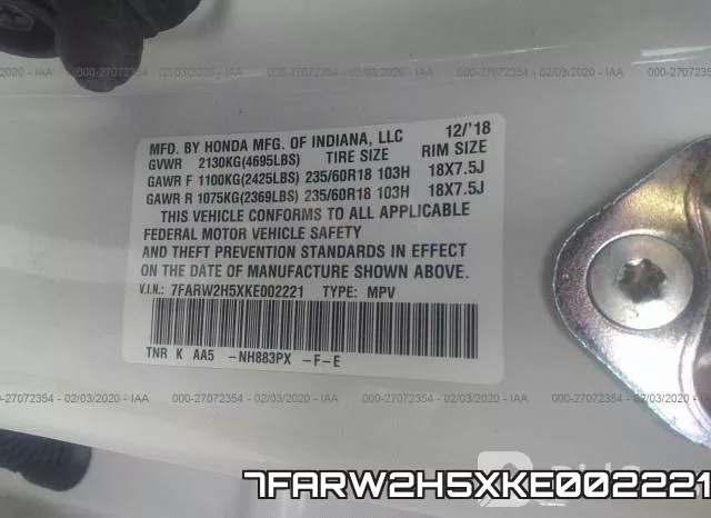7FARW2H5XKE002221 фото 10
