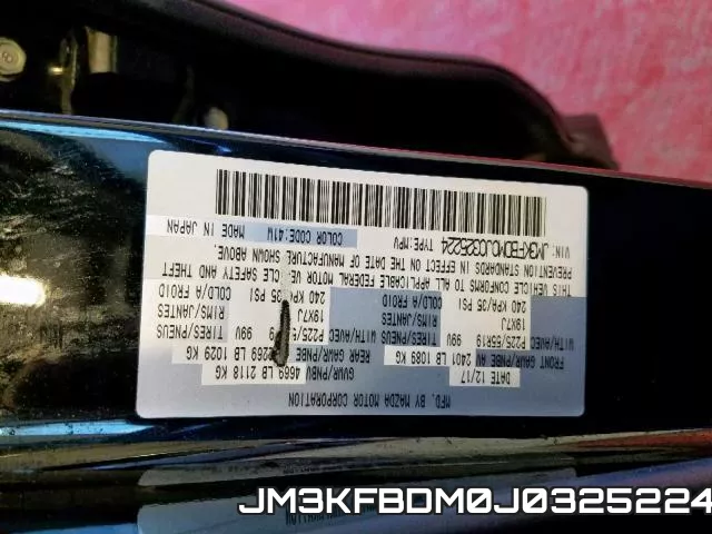 JM3KFBDM0J0325224 фото 2