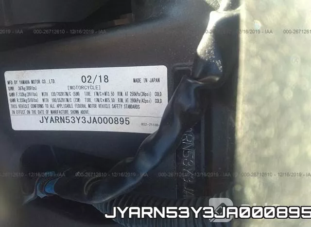 JYARN53Y3JA000895 фото 2