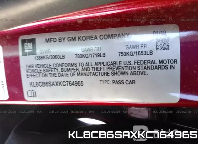 KL8CB6SAXKC764965 фото 10