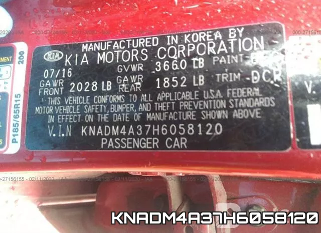 KNADM4A37H6058120 фото 10