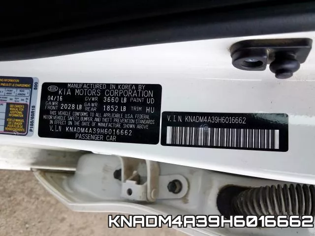KNADM4A39H6016662 фото 2