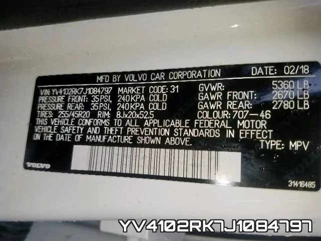 YV4102RK7J1084797 фото 2