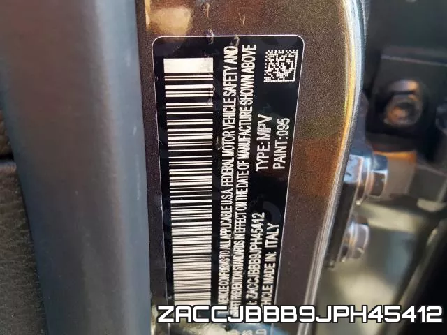 ZACCJBBB9JPH45412 фото 2