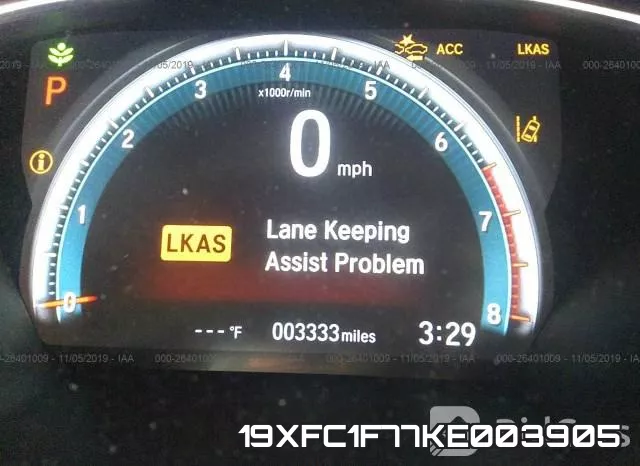 19XFC1F77KE003905 фото 8