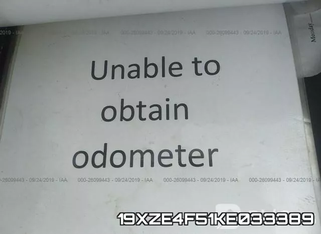 19XZE4F51KE033389 фото 8