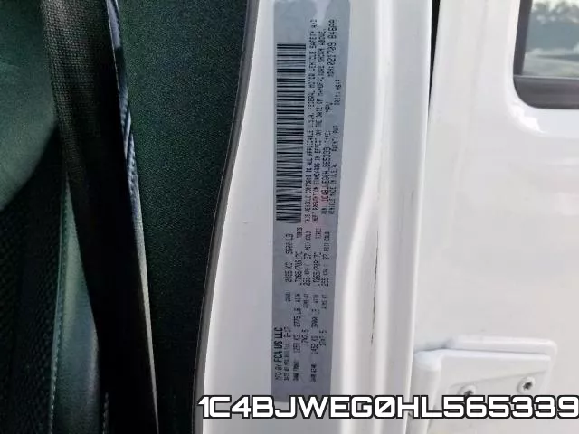 1C4BJWEG0HL565339 фото 2