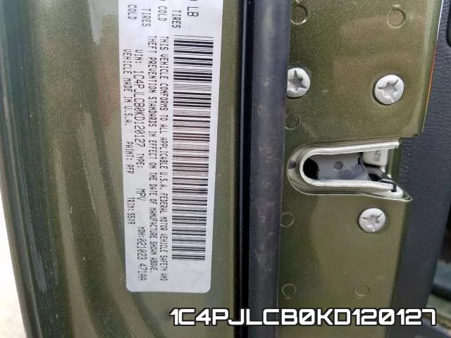 1C4PJLCB0KD120127 фото 2