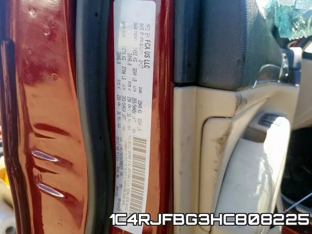 1C4RJFBG3HC808225 фото 2