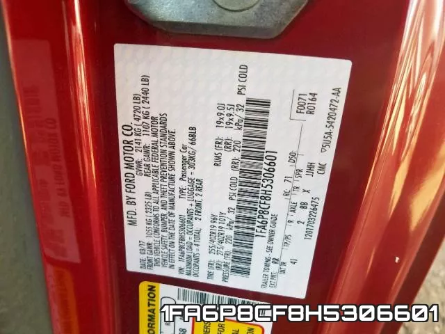 1FA6P8CF8H5306601 фото 2