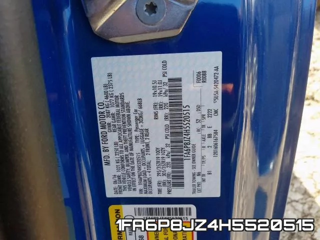 1FA6P8JZ4H5520515 фото 2