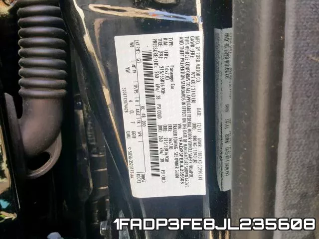 1FADP3FE8JL235608 фото 2
