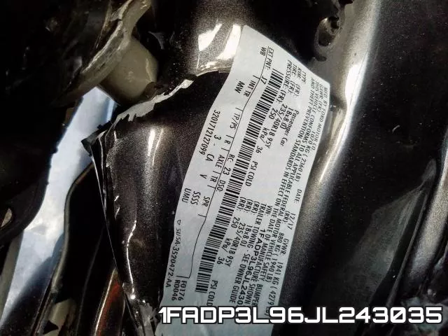 1FADP3L96JL243035 фото 2
