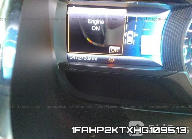 1FAHP2KTXHG109513 фото 8
