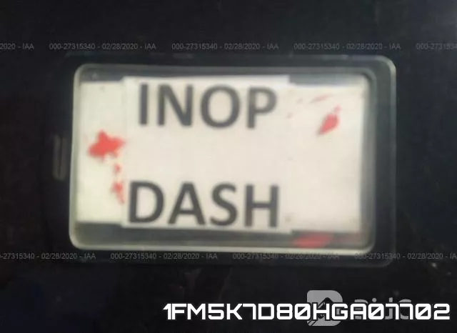 1FM5K7D80HGA07702 фото 8