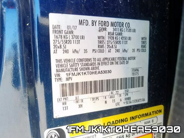 1FMJK1KT0HEA53030 фото 2