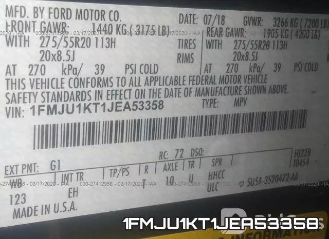 1FMJU1KT1JEA53358 фото 10