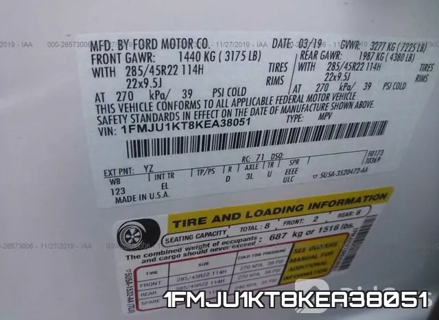 1FMJU1KT8KEA38051 фото 10