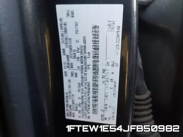 1FTEW1E54JFB50982 фото 2