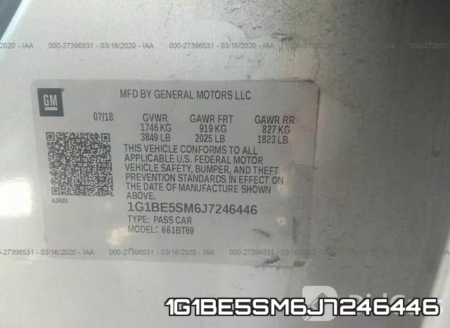 1G1BE5SM6J7246446 фото 10
