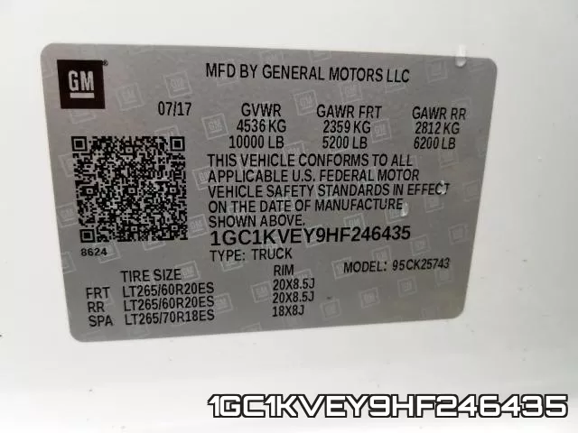1GC1KVEY9HF246435 фото 2