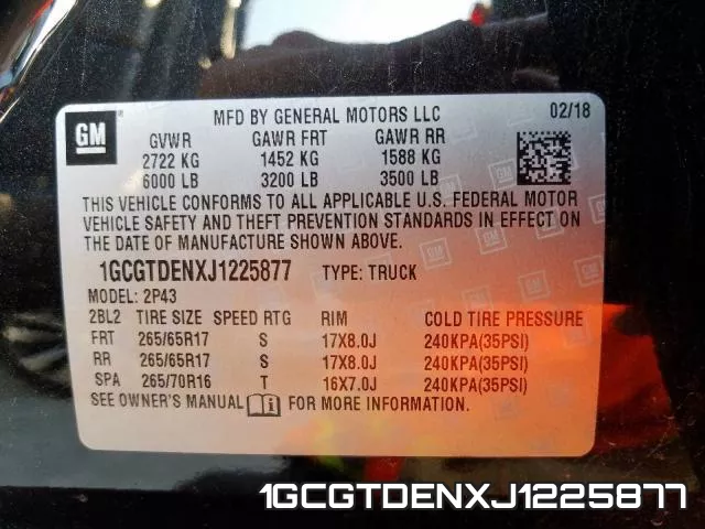 1GCGTDENXJ1225877 фото 2