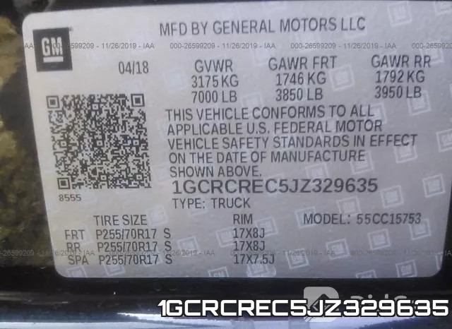 1GCRCREC5JZ329635 фото 10