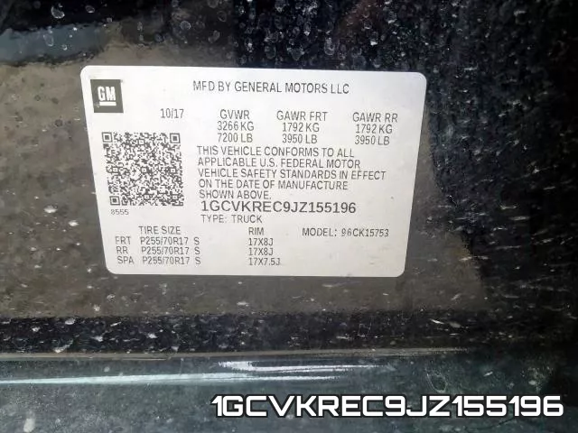 1GCVKREC9JZ155196 фото 2