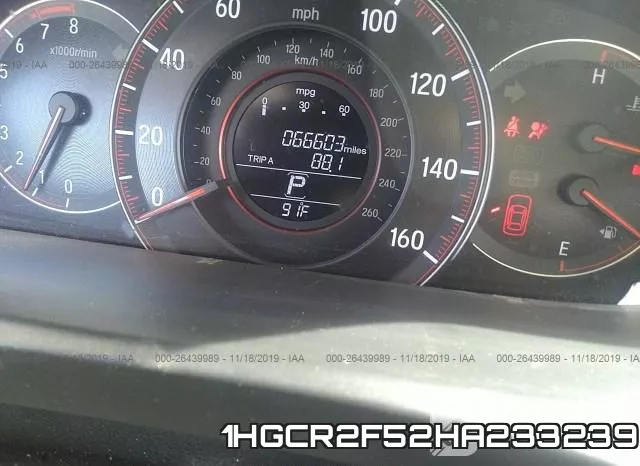 1HGCR2F52HA233239 фото 8