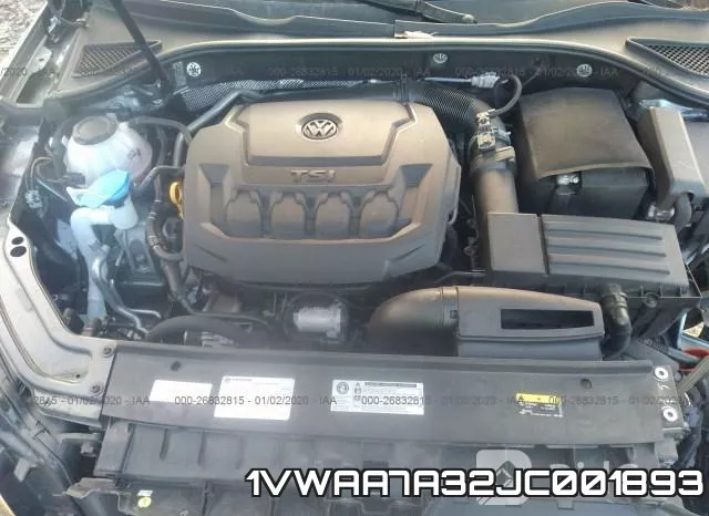 1VWAA7A32JC001893 фото 2