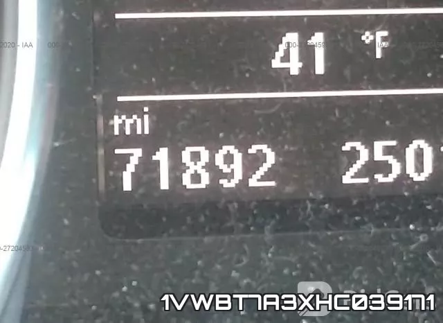 1VWBT7A3XHC039171 фото 8