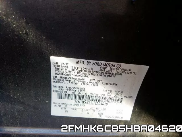 2FMHK6C85HBA04620 фото 2