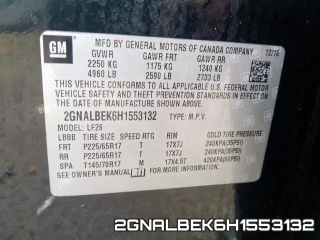 2GNALBEK6H1553132 фото 2