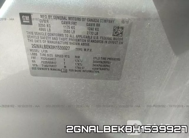 2GNALBEK8H1539927 фото 10