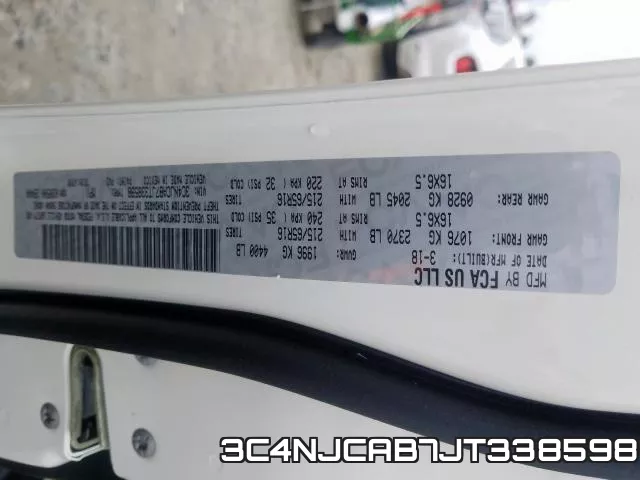 3C4NJCAB7JT338598 фото 2