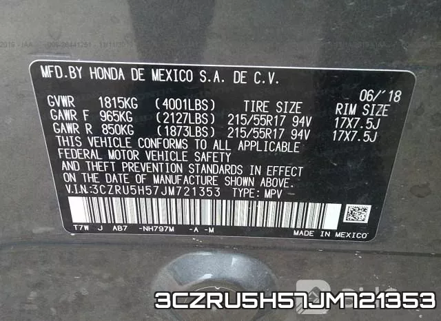 3CZRU5H57JM721353 фото 10