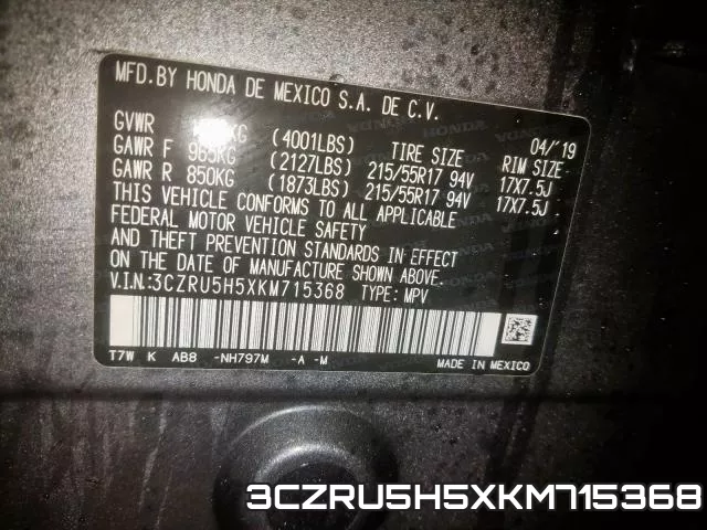 3CZRU5H5XKM715368 фото 2
