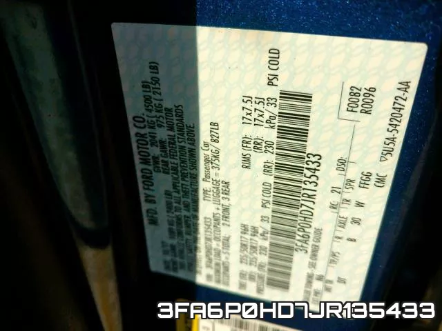 3FA6P0HD7JR135433 фото 2