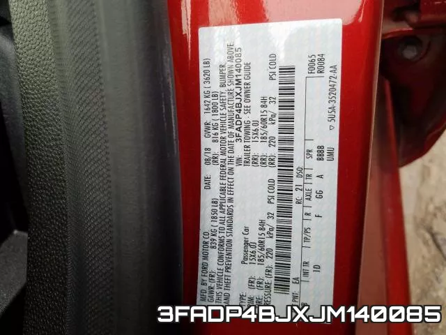 3FADP4BJXJM140085 фото 2