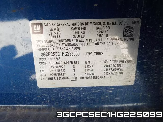 3GCPCSEC1HG225099 фото 2