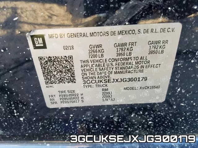 3GCUKSEJXJG300179 фото 2
